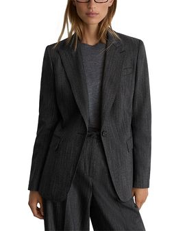 Reiss Reiss Derby Wool Blend Herringbone Blazer