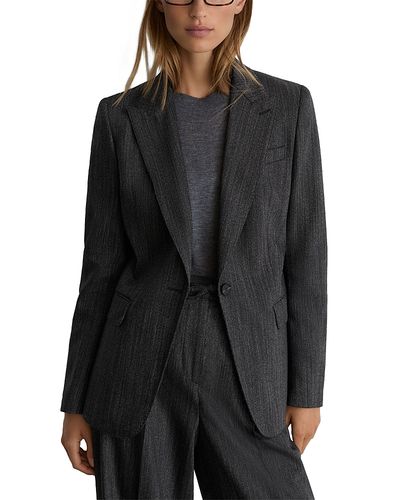 Reiss Reiss Derby Wool Blend Herringbone Blazer