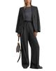 Reiss Reiss Derby Wool Blend Wide Leg Pants - 2