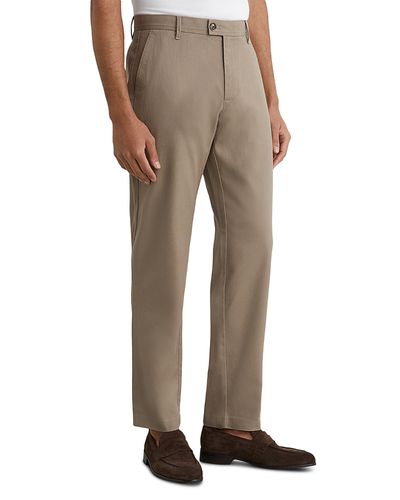 Reiss Reiss Dobby Tailored Fit Pique Chino Trousers