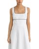 Reiss Reiss Dorothea Contrast Trim Linen Dress - 3