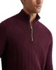Reiss Reiss Douglas Wool Half Zip Diagonal Stitch Sweater - 4