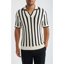 Reiss Reiss Duncan Stripe Polo Sweater