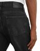 Reiss Reiss Dylan Cotton Relaxed Straight Fit Jeans in Black - 5