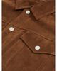 Reiss Reiss Edington Suede Press Stud Trucket Jacket - 5