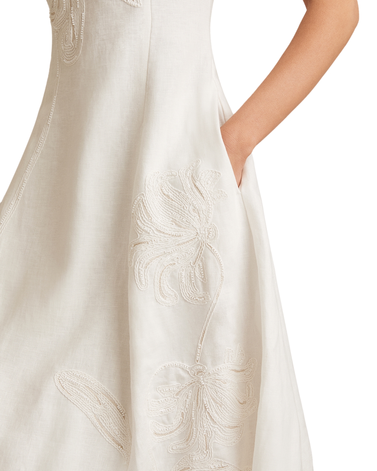sachin and babi light blue dress Reiss Ania Floral Printed Dress — UFO No More main image 1