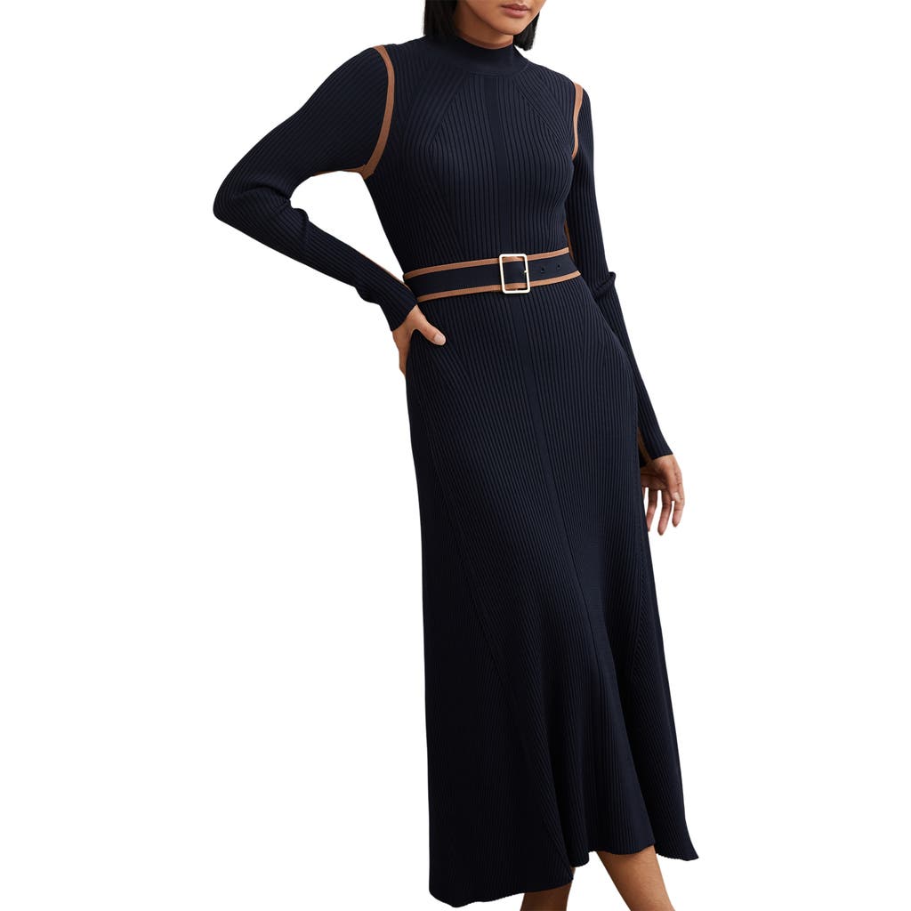 high neck ruched dress long sleeve Ruched Waist Long Sleeve Maxi Dress