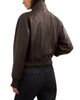 Reiss Reiss Eloise Cropped Funnel Neck Bomber Jacket - 3