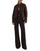 Reiss Reiss Erin Leather Stand Collar Zip Front Jacket - 2