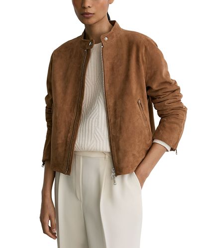 Reiss Reiss Erin Suede Zip Jacket