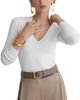 Reiss Reiss Evangeline V Neck Silk Blend Top - 1