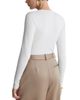 Reiss Reiss Evangeline V Neck Silk Blend Top - 3