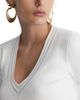 Reiss Reiss Evangeline V Neck Silk Blend Top - 4