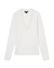 Reiss Reiss Evangeline V Neck Silk Blend Top - 5