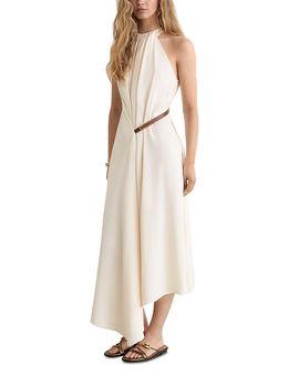 Reiss Reiss Evie Draped Asymmetric Dress