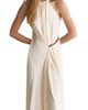 Reiss Reiss Evie Halter Neck Handkerchief Hem Midi Dress - 3
