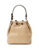 Reiss Reiss Evie Woven Raffia Effect Leather Bucket Bag - 4