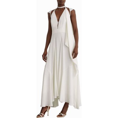 Reiss Reiss Evory Cape Maxi Dress