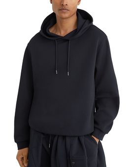 Reiss Reiss Falco Interlock Relaxed Pullover Hoodie