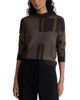 Reiss Reiss Faro Geometric Jacquard Mock Neck Sweater - 1