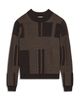 Reiss Reiss Faro Geometric Jacquard Mock Neck Sweater - 6
