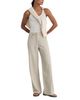 Reiss Reiss Febe High Rise Wide Jeans in Cream - 6