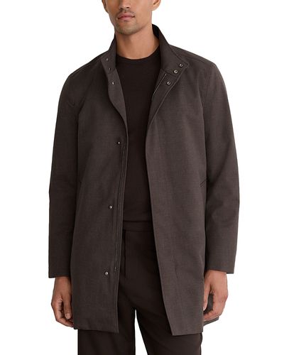 Reiss Reiss Flaye Overcoat & Removable Stand Collar Gilet