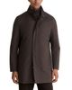 Reiss Reiss Flaye Overcoat & Removable Stand Collar Gilet - 4