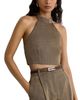 Reiss Reiss Fleur Metallic Crop Top - 4