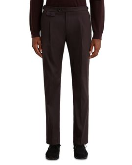 Reiss Reiss Float Side Adjuster Slim Pleated Trousers