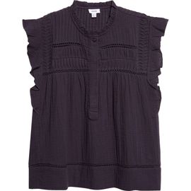 Reiss Reiss Florie Pintuck Ruffle Top