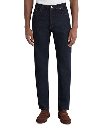 Reiss Reiss Floyd Cotton Blend Slim Fit Jeans in Rinse Wash