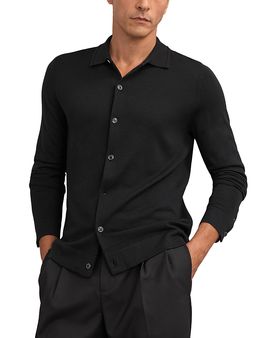 Reiss Reiss Forbes Wool Collared Cardigan