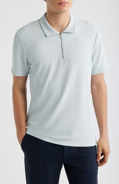 Reiss Reiss Forno Jacquard Half Zip Polo