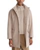 Reiss Reiss Fossil Funnel Neck Gilet Insert Coat - 1