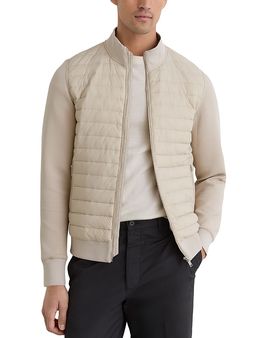 Reiss Reiss Freddie Quilted Panel Jacket