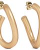 Reiss Reiss Freya Wave Hoop Earrings - 1