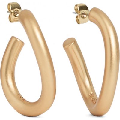 Reiss Reiss Freya Wave Hoop Earrings