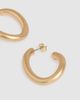 Reiss Reiss Freya Wave Hoop Earrings - 3
