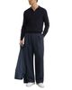 Reiss Reiss Greyson Ribbed Long Sleeve Merino Wool Polo - 2