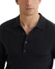Reiss Reiss Greyson Ribbed Long Sleeve Merino Wool Polo - 5