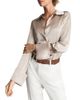 Reiss Reiss Hailey Button Front Silk Shirt - 1