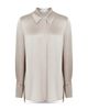 Reiss Reiss Hailey Button Front Silk Shirt - 6
