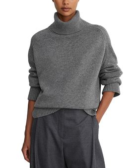 Reiss Reiss Harriet Wool & Cashmere Turtleneck Sweater