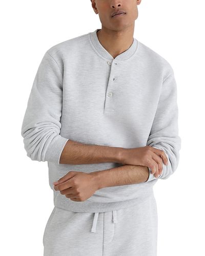 Reiss Reiss Harrison Long Sleeve Henley Sweatshirt