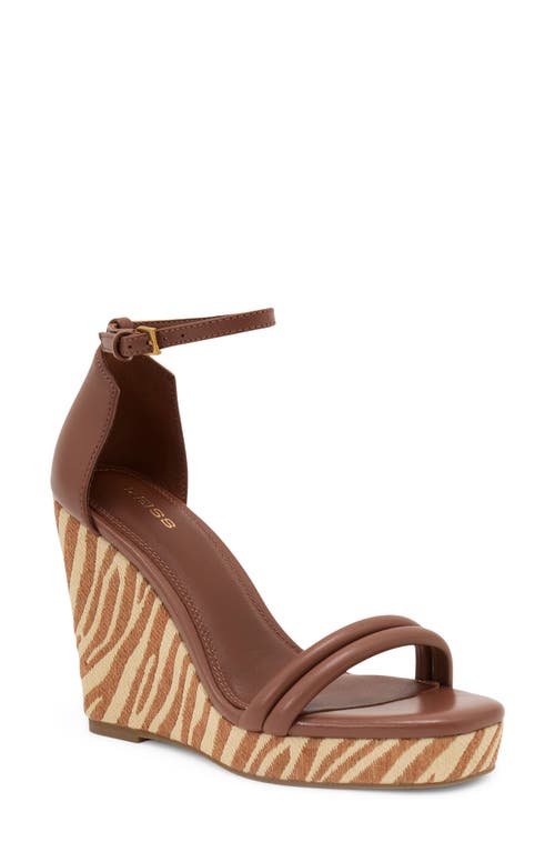 Reiss Reiss Hazel Leather Wedge Sandal