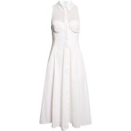 Reiss Reiss Hera Broderie Anglaise Cotton Midi Dress
