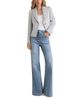 Reiss Reiss High Rise Flared Jeans in Light Blue - 2