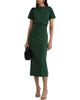 Reiss Reiss Hilary Ruched Cowl Neck Midi Dress - 1