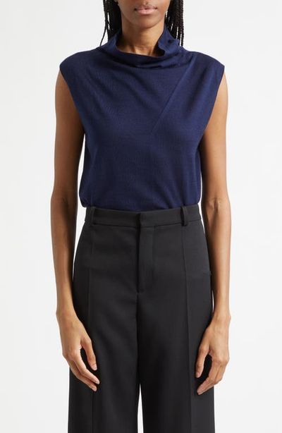 Reiss Reiss Honey Cowl Neck Sleeveless Wool Sweater